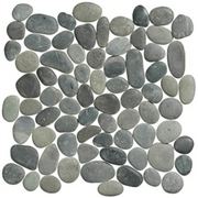 Terre d'Azur Stone Pebbles Ocean Bleu 30x30 cm - Mozaiektegel.com