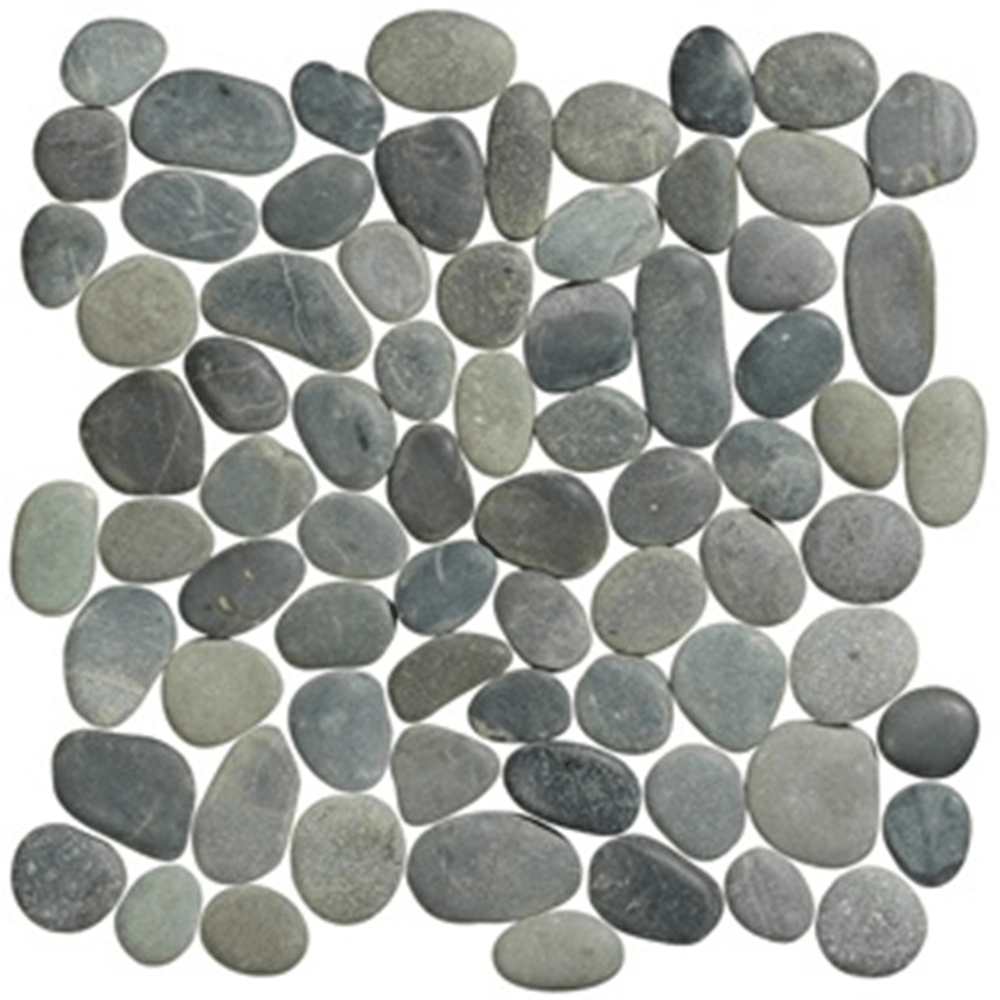 Terre d'Azur Stone Pebbles Ocean Bleu 30x30 cm - Mozaiektegel.com