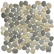 Terre d'Azur Stone Pebbles Sumba Mixed 30x30 cm - Mozaiektegel.com