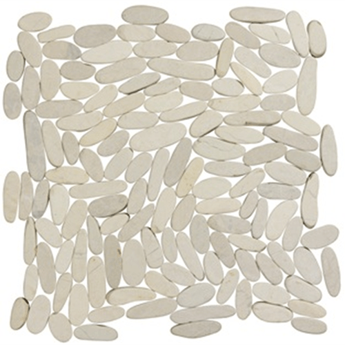 Terre d'Azur Stone Sliced White Timor 30x30 cm - Mozaiektegel.com