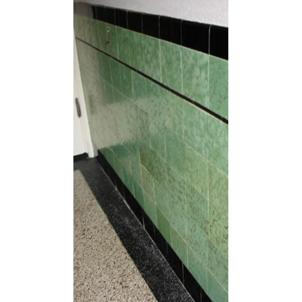 Terre d'azur Style-1930 Groen 10x10 cm - Mozaiektegel.com