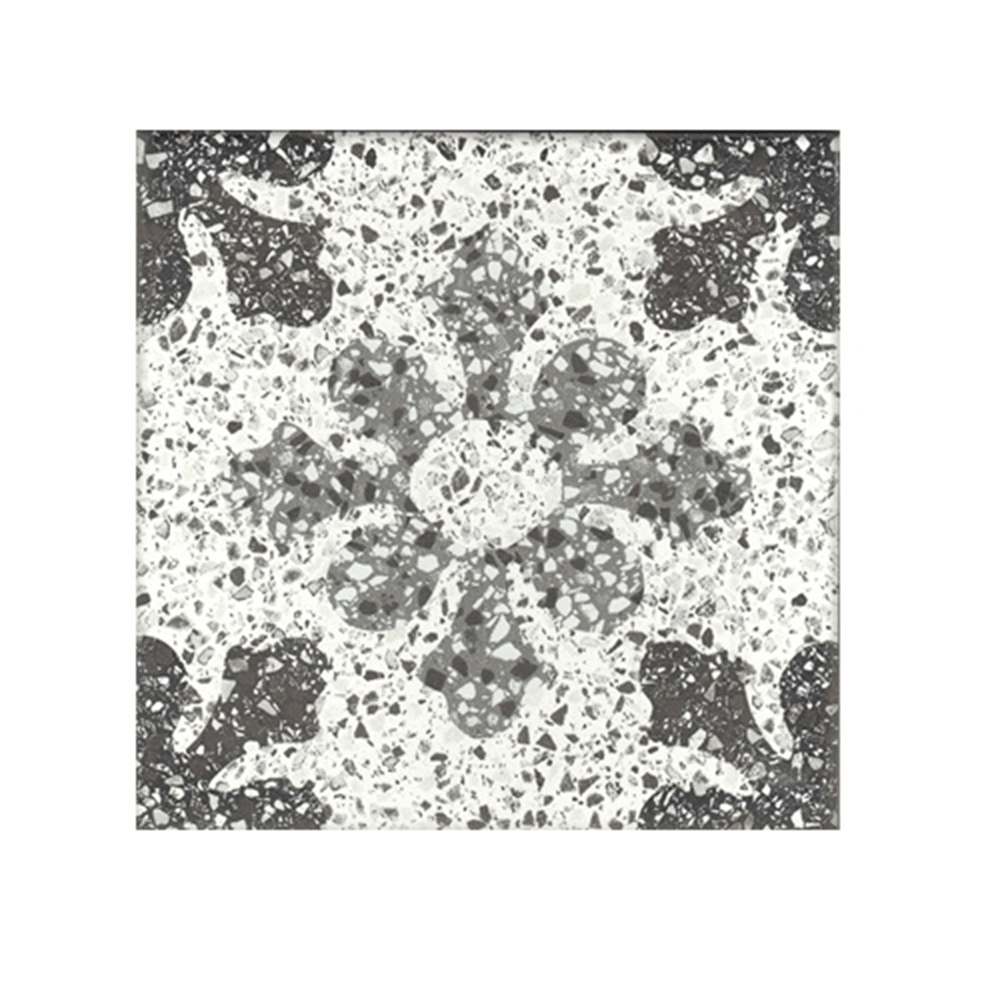 Terre d'Azur Terrazzo 1930 Decor - 2 20x20 cm - Mozaiektegel.com