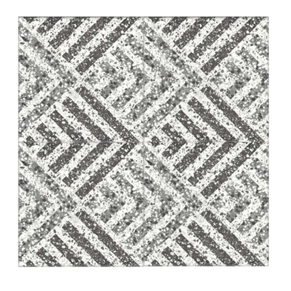 Terre d'Azur Terrazzo 1930 Decor - 4 20x20 cm - Mozaiektegel.com