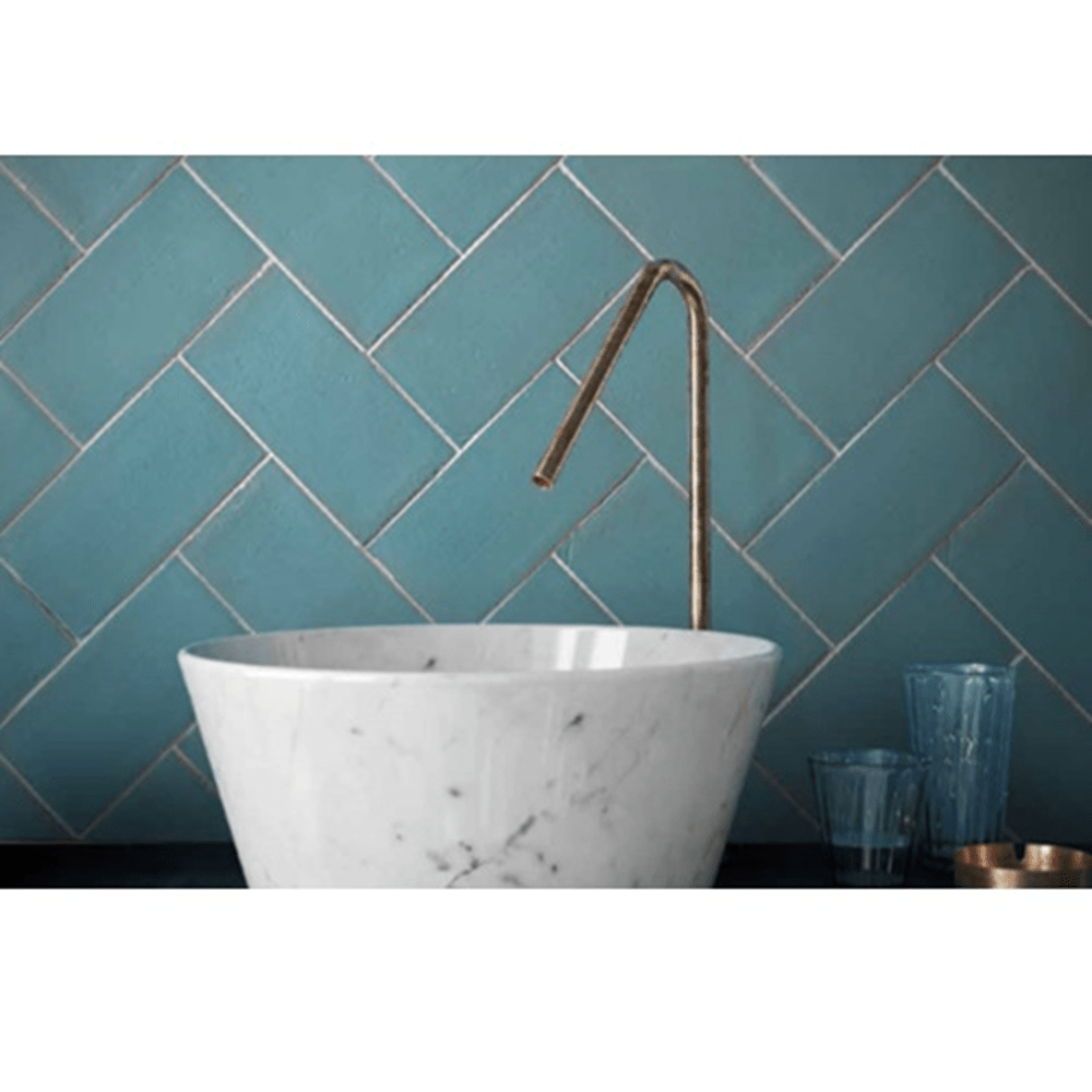 Terre d'Azur Terre - Spatula Blue - Baltico 10x20 cm - Mozaiektegel.com