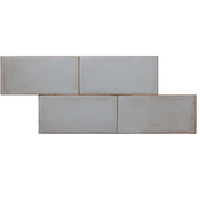 Terre d'Azur Terre - Spatula Grigio Cemento 10x20 cm - Mozaiektegel.com