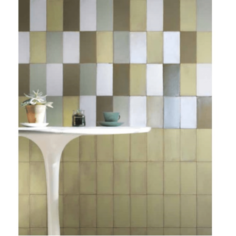 Terre d'Azur Terre - Spatula Lime 10x20 cm - Mozaiektegel.com