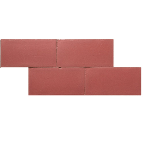 Terre d'Azur Terre - Spatula Mattone 10x20 cm - Mozaiektegel.com