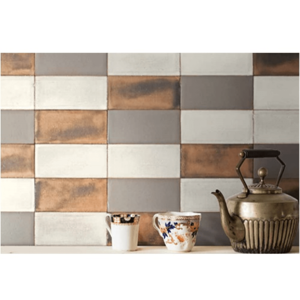 Terre d'Azur Terre - Spatula - Metallo Corten 10x20 cm - Mozaiektegel.com