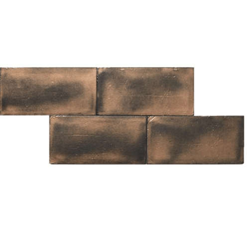 Terre d'Azur Terre - Spatula - Metallo Rame 10x20 cm - Mozaiektegel.com