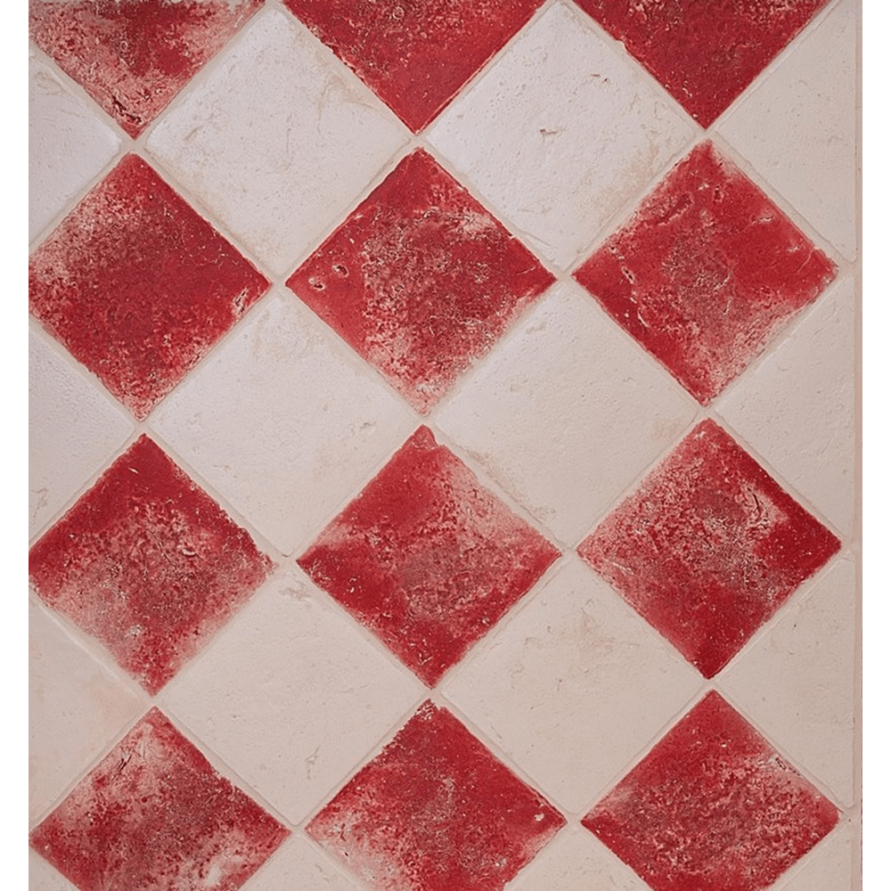 Terre d'Azur Tierra Blanco 10x10cm - Mozaiektegel.com