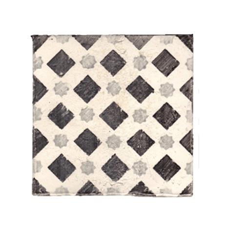 Terre d'Azur Tierra - Royal Decor - Nummero - 4 15x15 cm - Mozaiektegel.com