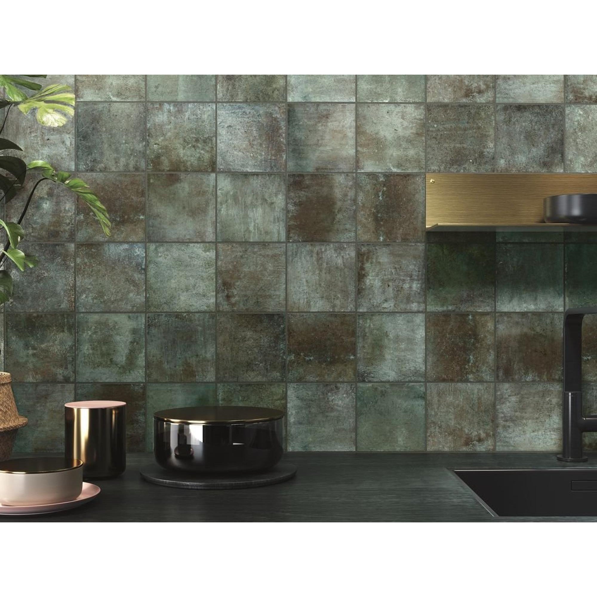 Zyx Amazonia 220955 Vloertegel 138X138 Emerald 9Mm Mat R9 - Mozaiektegel.com