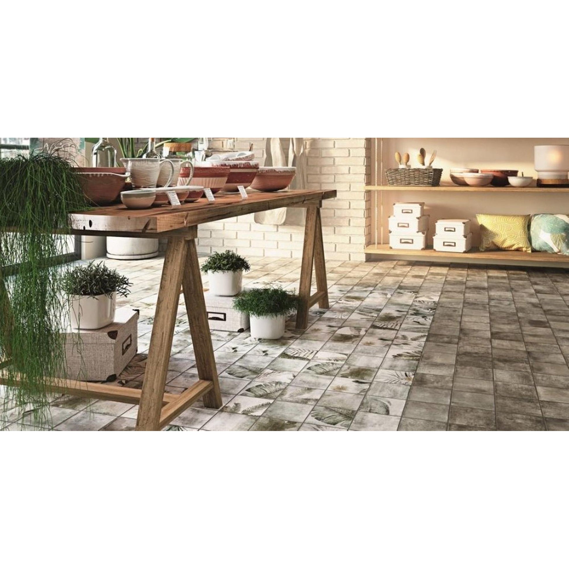 Zyx Amazonia 220959 Vloertegel 138X138 Tropic Grey 9Mm Mat R9 - Mozaiektegel.com