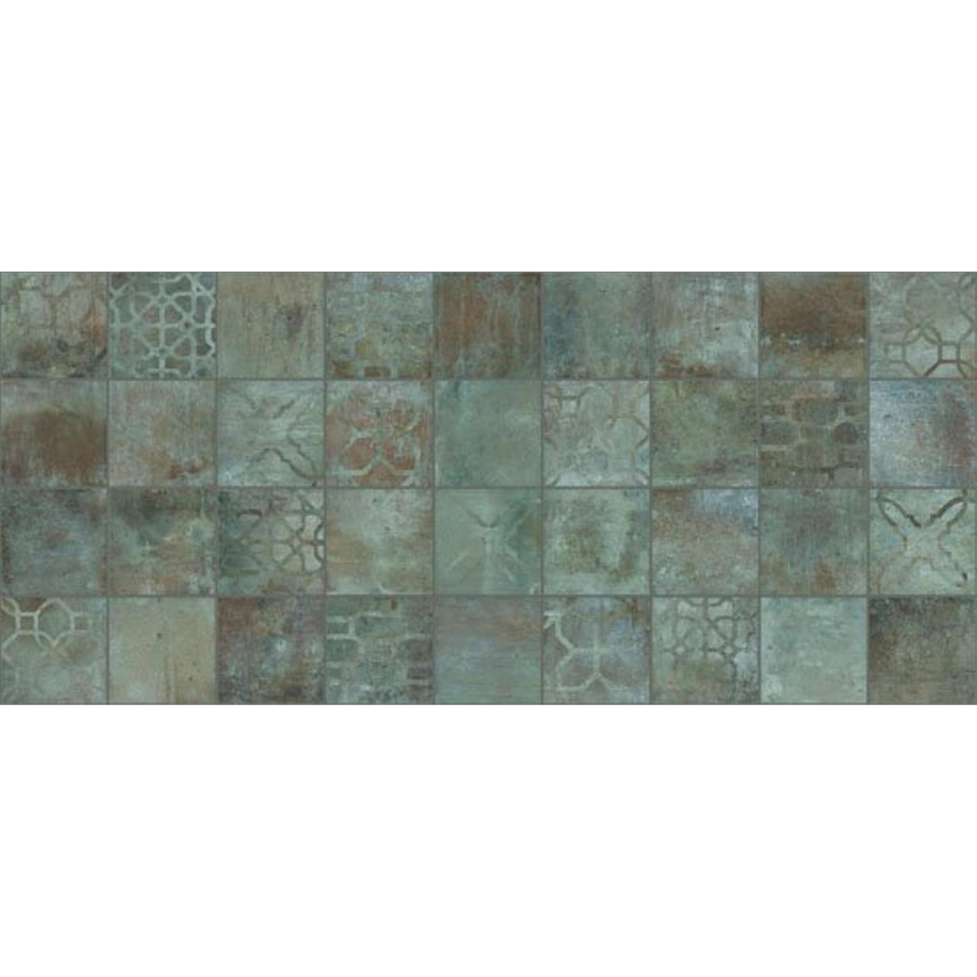 Zyx Amazonia 220963 Vloertegel 138X138 Ethnic Emerald 9Mm Mat R9 - Mozaiektegel.com