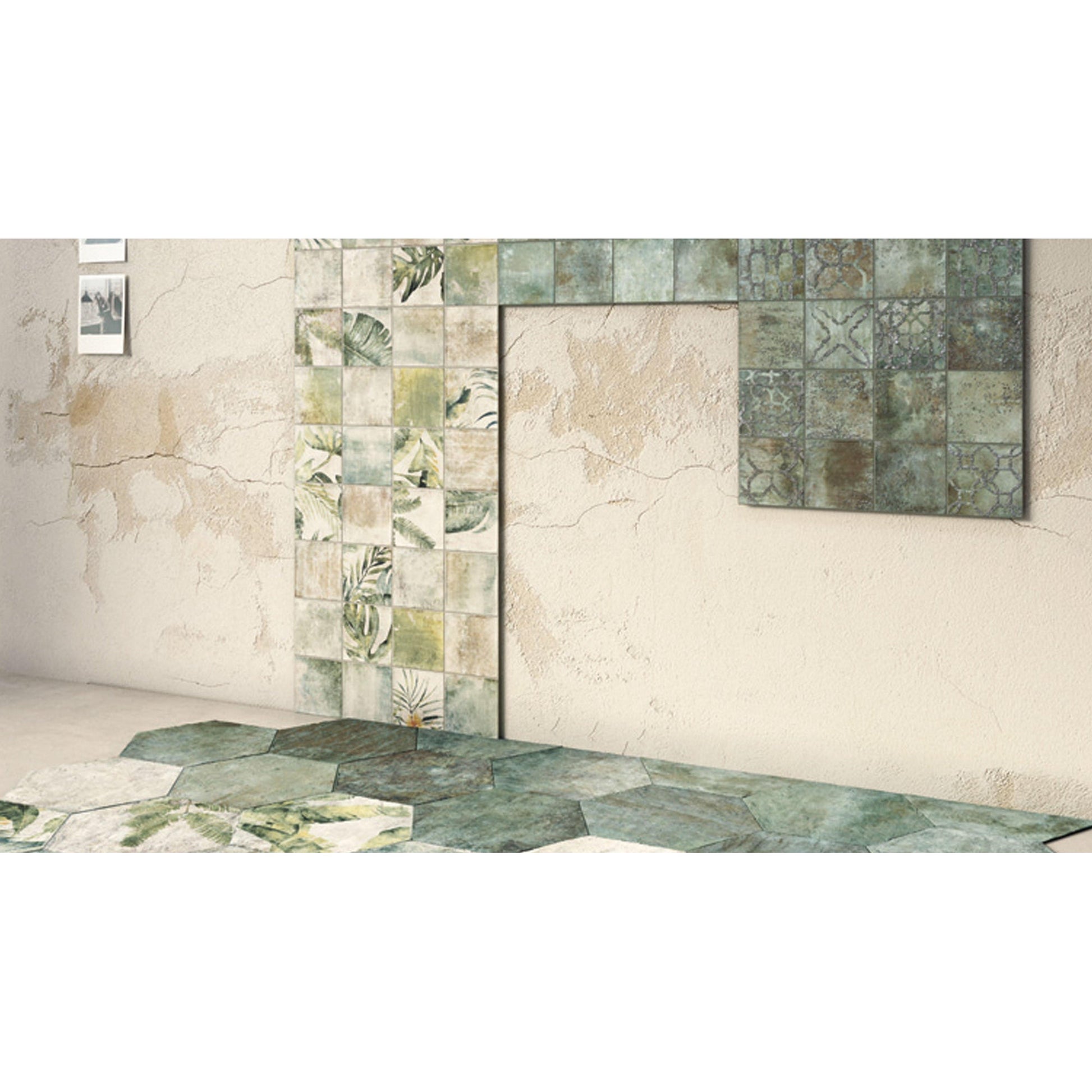 Zyx Amazonia 220968 Vloertegel 320X368 Emerald 9Mm Mat R9 - Mozaiektegel.com