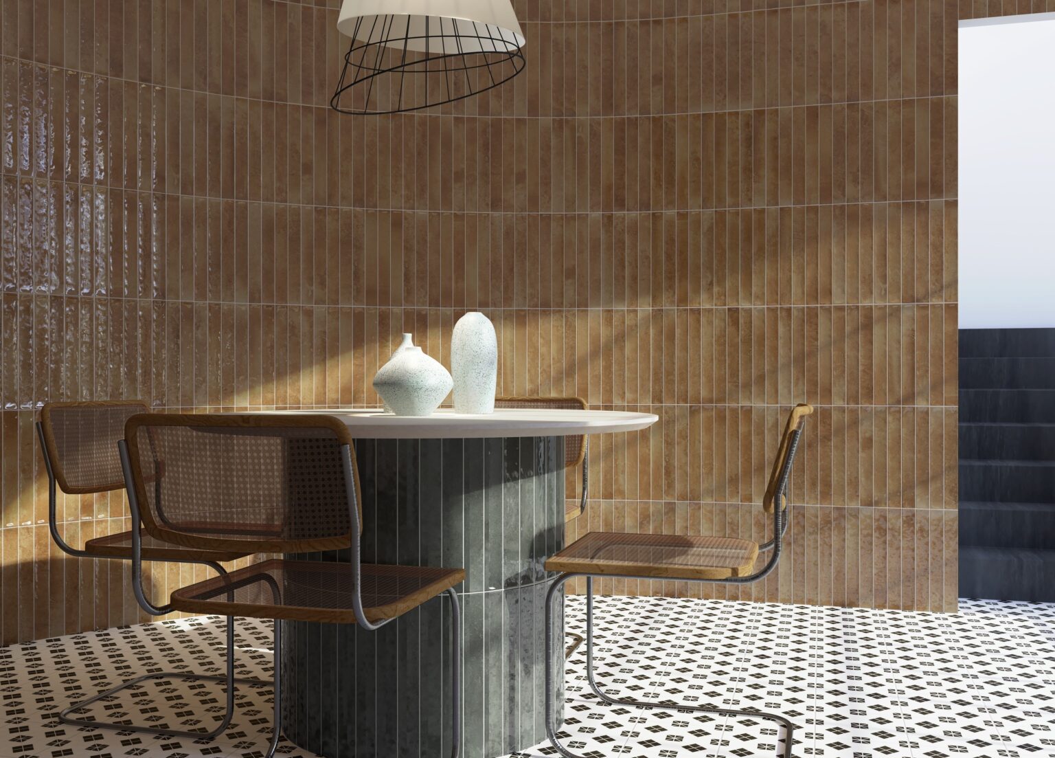 Dateg Wandtegel Celtic 5x40 Cotto | Terra | Oranje