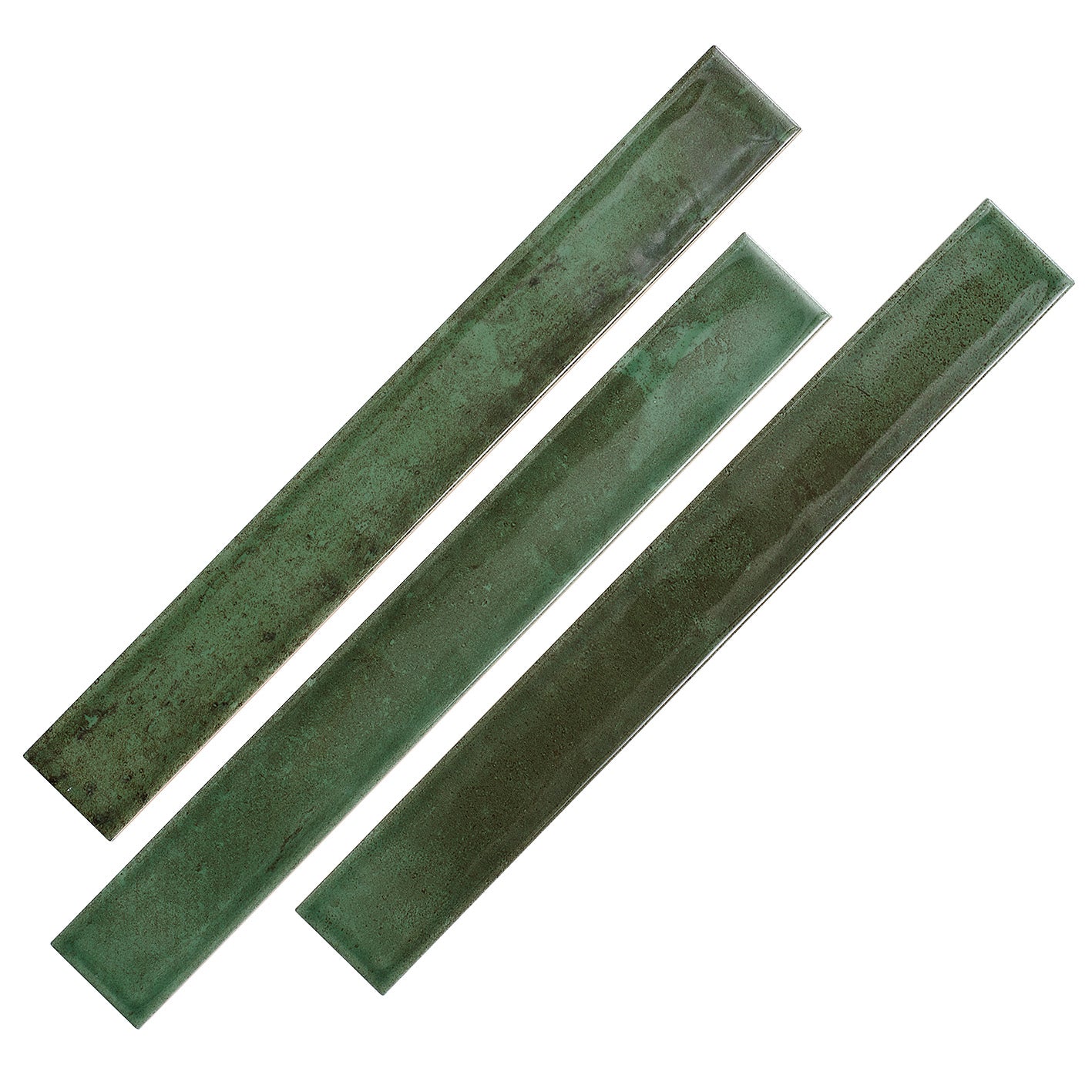 Dateg Wandtegel Celtic 5x40 Forest Groen - Mozaiektegel.com