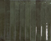 Dateg Wandtegel Celtic 5x40 Forest Groen - Mozaiektegel.com