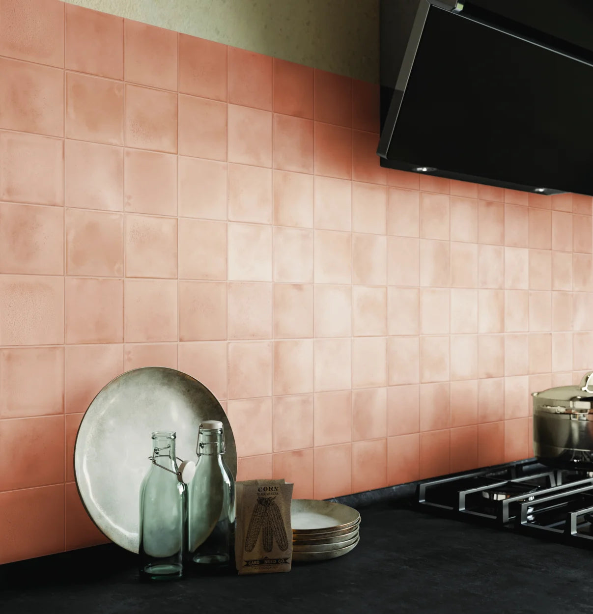 KAG10012 Terra Glossy Kasba - 97x97mm, aanrecht keuken