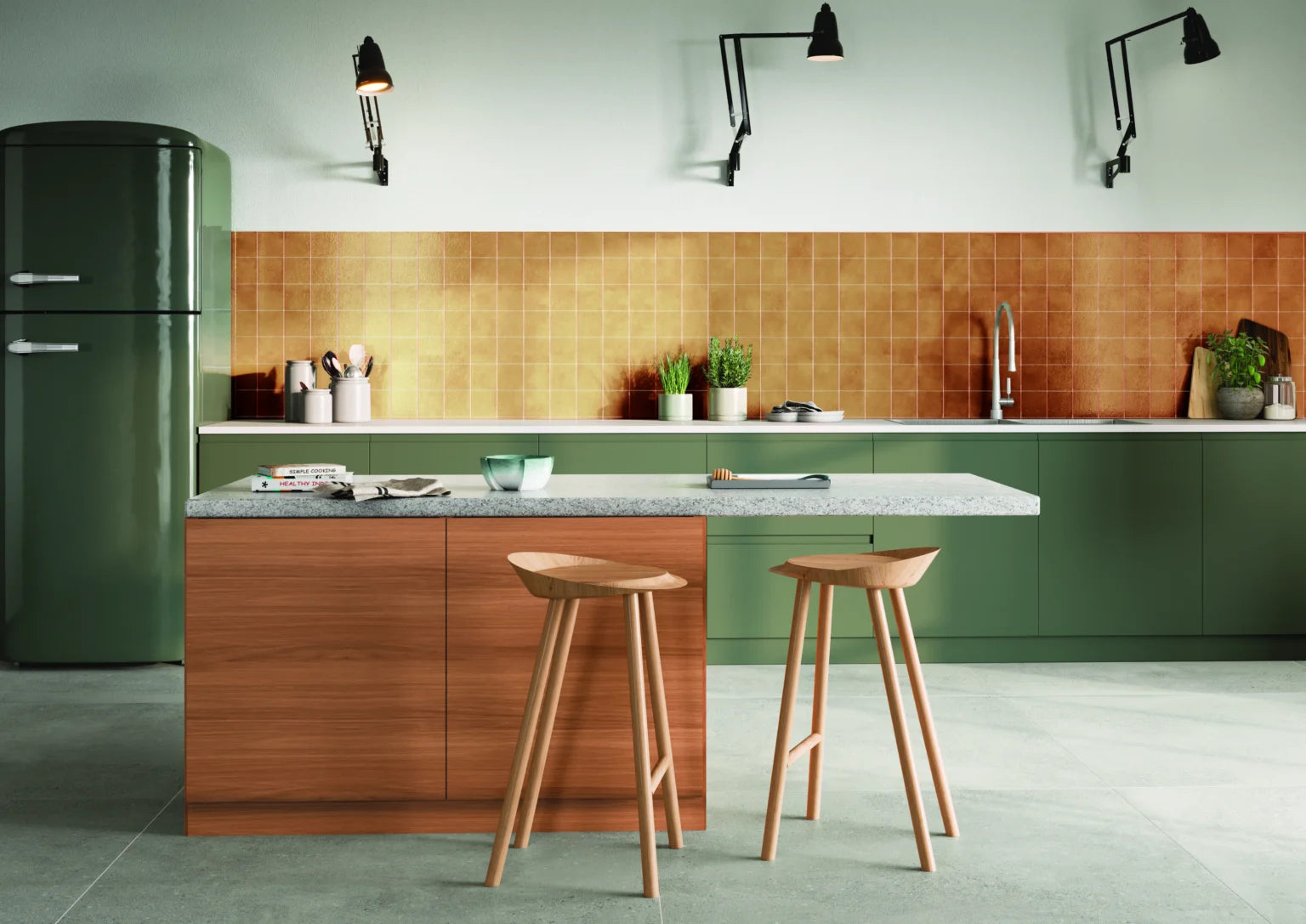 KAG10012 Terra Glossy Kasba - 97x97mm, keuken