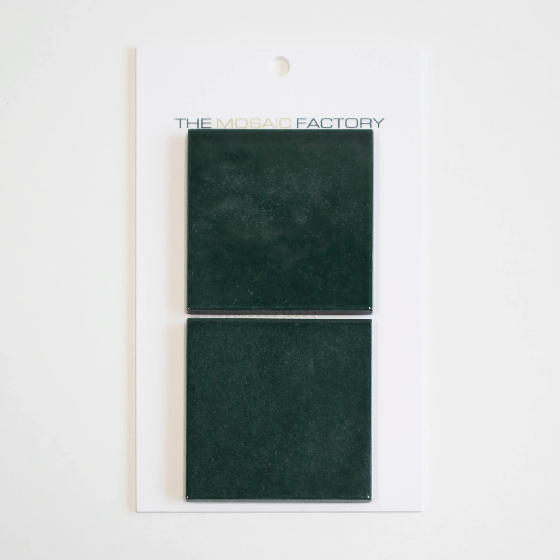 The Mosaic Factory Kasba Mozaïek Tegel Vierkant - Forest Green Glanzend Porselein 297x297 mm - Mozaiektegel.com