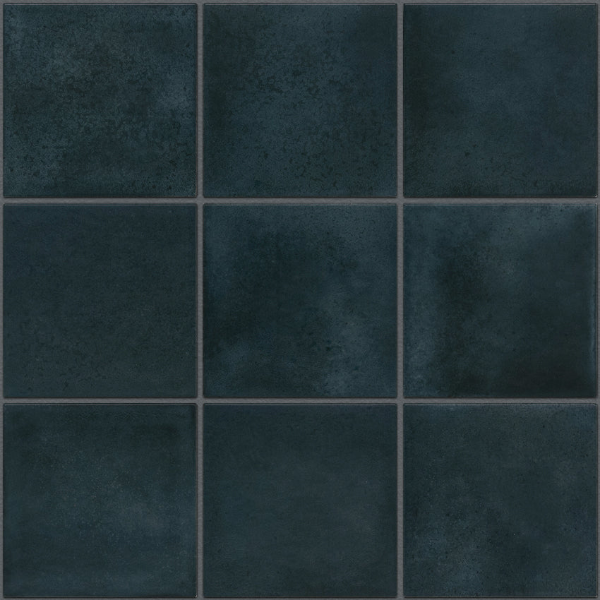 KAG10700 Indigo Glossy Kasba - 97x97mm, voeg antracite gloss