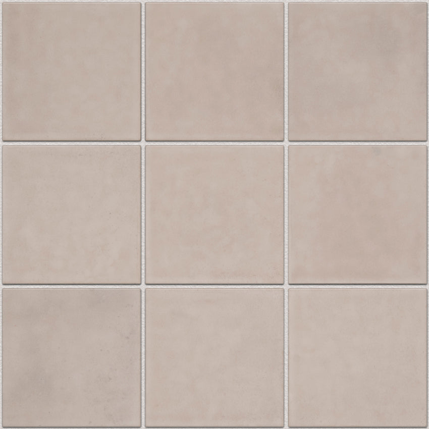 KAG10051 White Glossy Kasba - 97x97mm, voeg silver grey