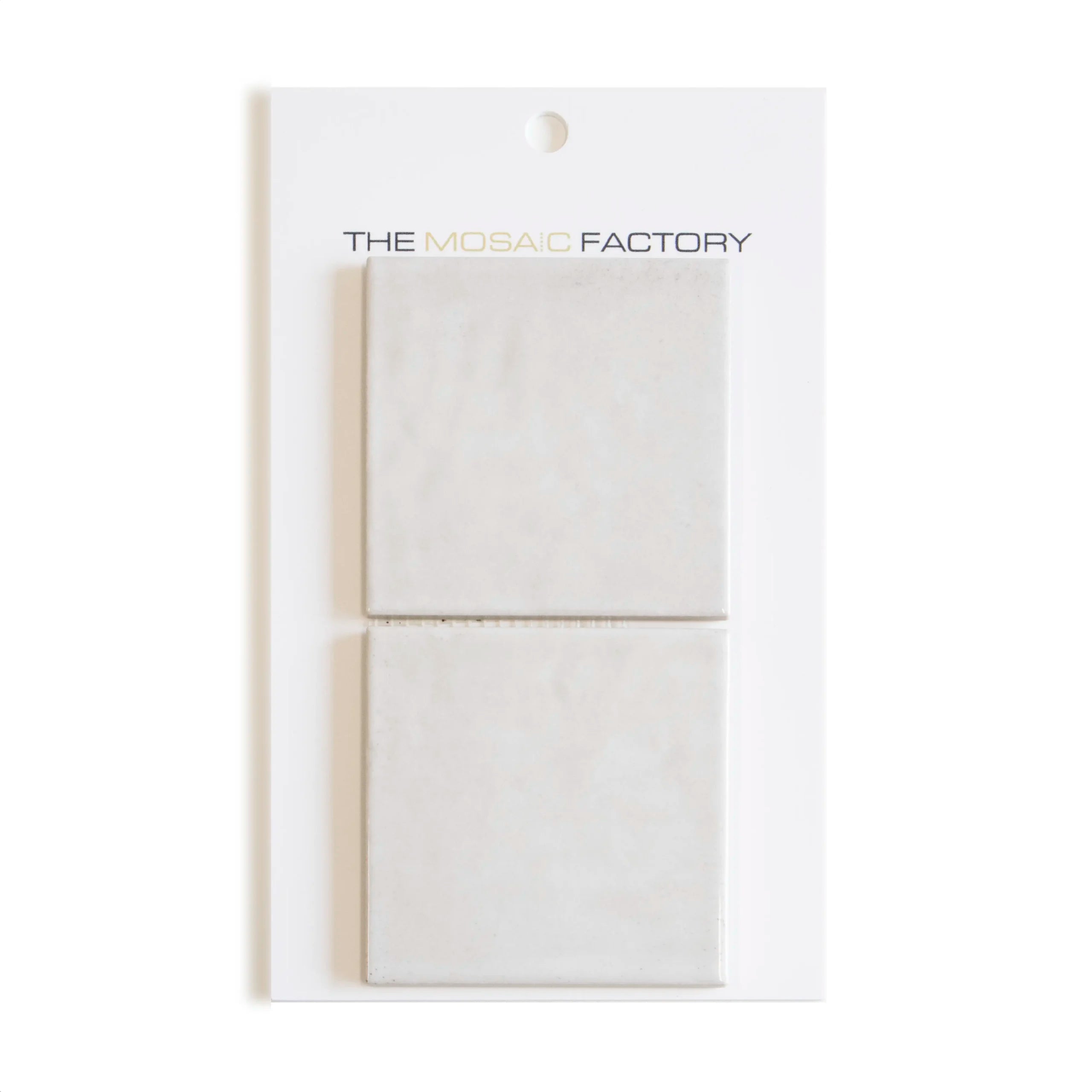 The Mosaic Factory Kasba Mozaïek Tegel Vierkant - Wit Glanzend Porselein 297x297 mm - Mozaiektegel.com