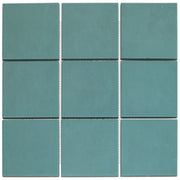 The Mosaic Factory Kasba Mozaïek Tegel Vierkant - Ocean Blue Mat Porselein 297x297 mm - Mozaiektegel.com