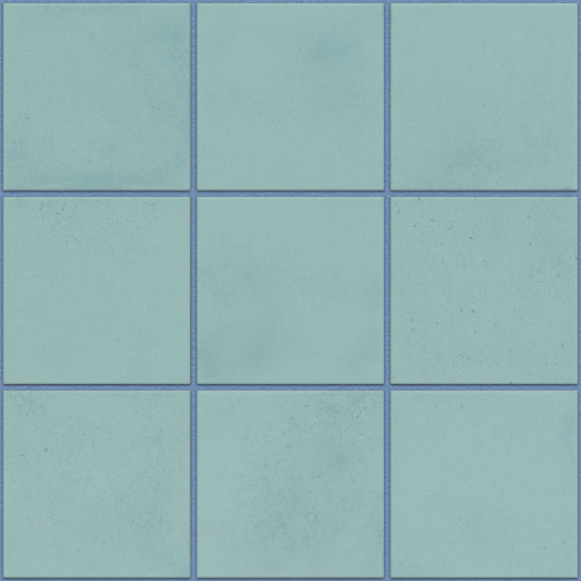 KAM10050 Turquoise Matt R10 Kasba - 97x97mm, voeg cerulean