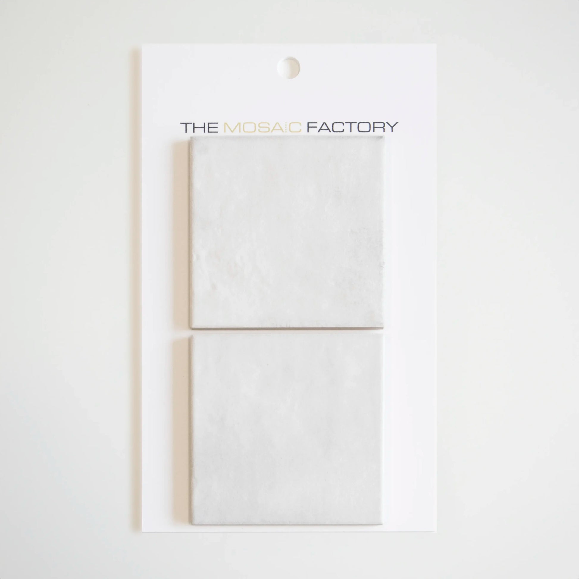 The Mosaic Factory Kasba Mozaïek Tegel Vierkant - Wit Mat Porselein 297x297 mm - Mozaiektegel.com