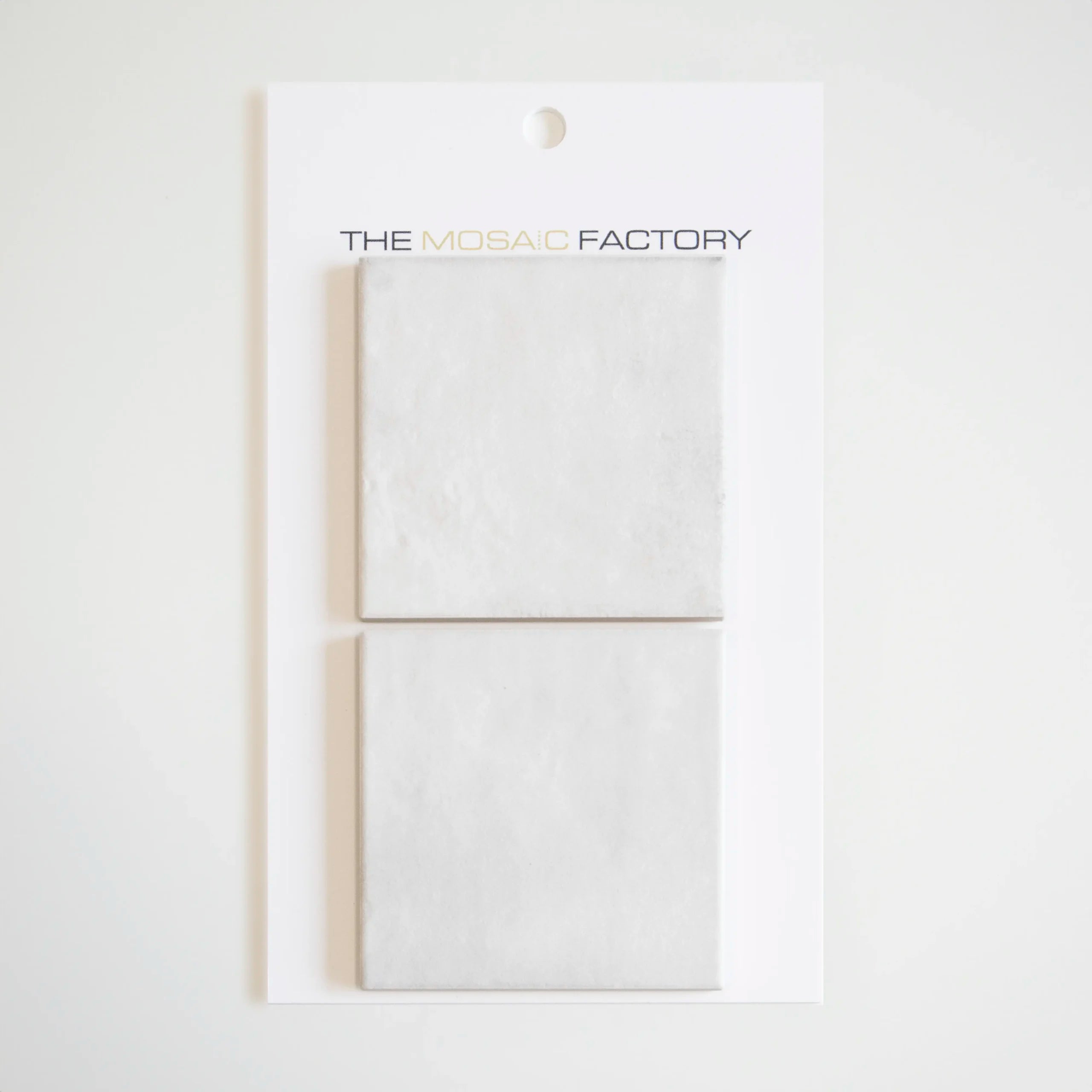 The Mosaic Factory Kasba Mozaïek Tegel Vierkant - Wit Mat Porselein 297x297 mm - Mozaiektegel.com