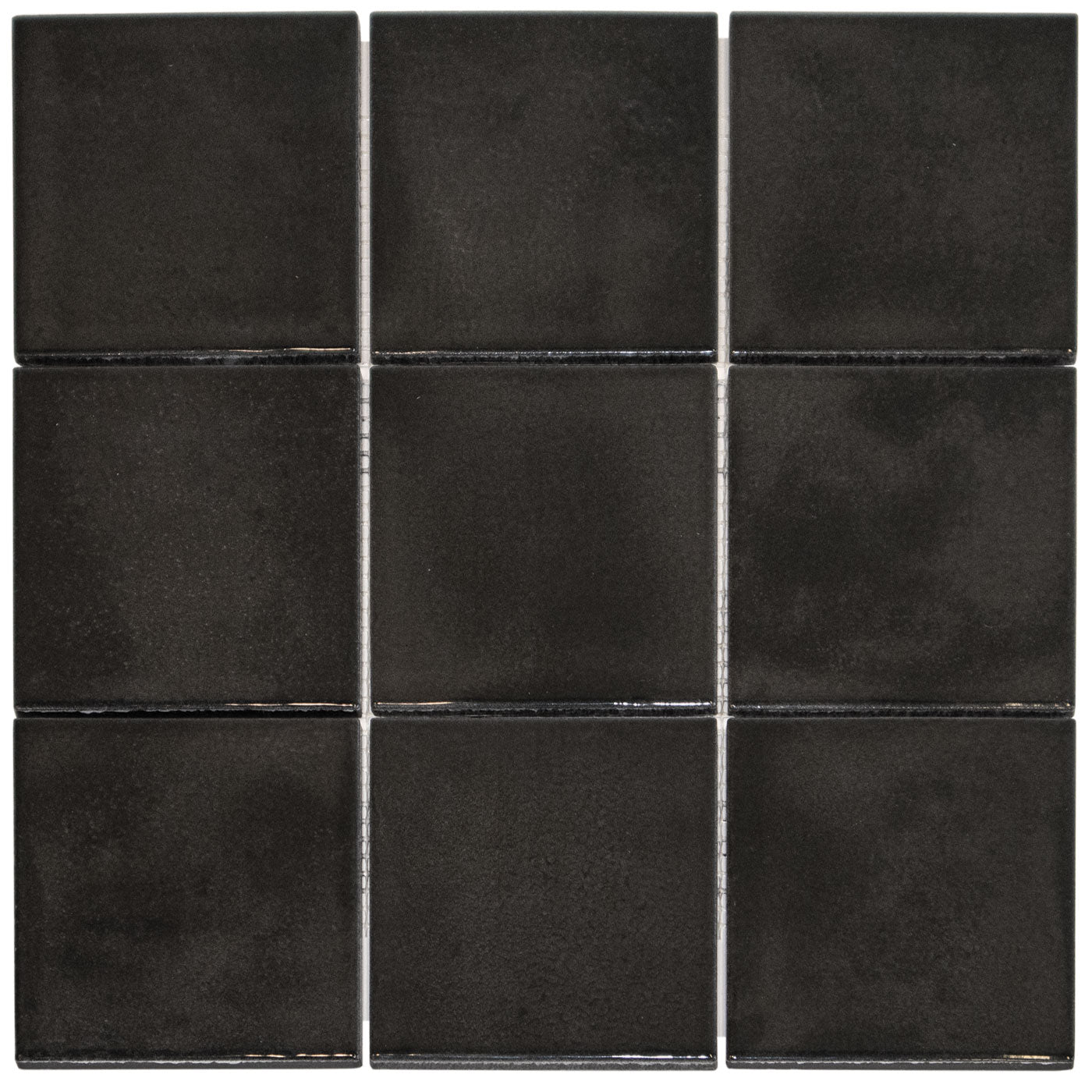 KAG10915 Black Glossy Kasba - 97x97mm, The mosaic factory
