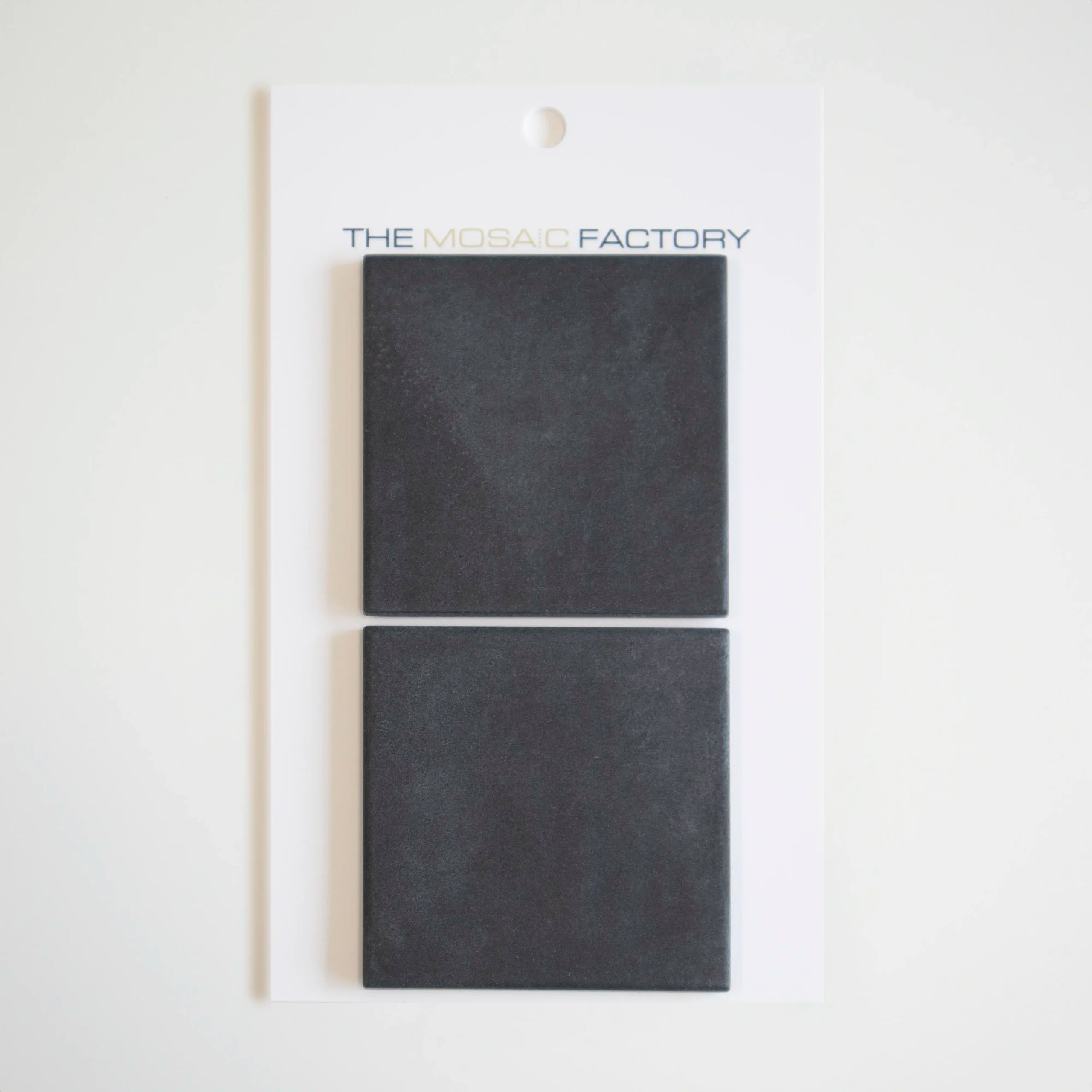 The Mosaic Factory Kasba Mozaïek Tegel Vierkant - Zwart Mat Porselein 297x297 mm - Mozaiektegel.com