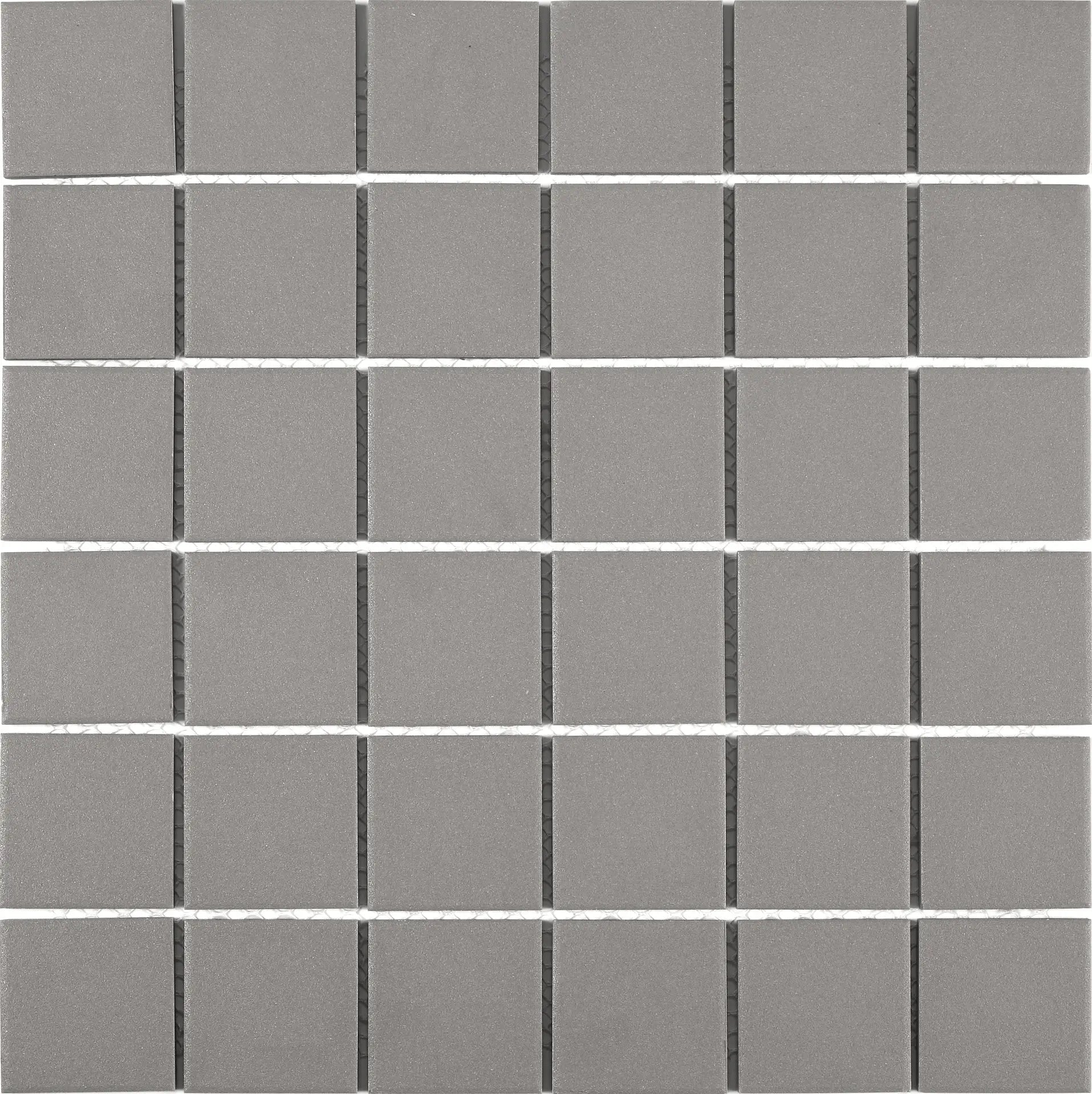 Mozaïek tegels Dover Grijs 5x5 Anti-slip 30,6x30,6 - Vierkant Wand en vloer Ongeglazuurd porseleinen steengoed - Mozaiektegel.com