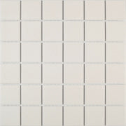 Mozaïek tegels Dover Wit 5x5 Anti-slip 30,6x30,6 - Vierkant Wand en vloer Ongeglazuurd porseleinen steengoed - Mozaiektegel.com