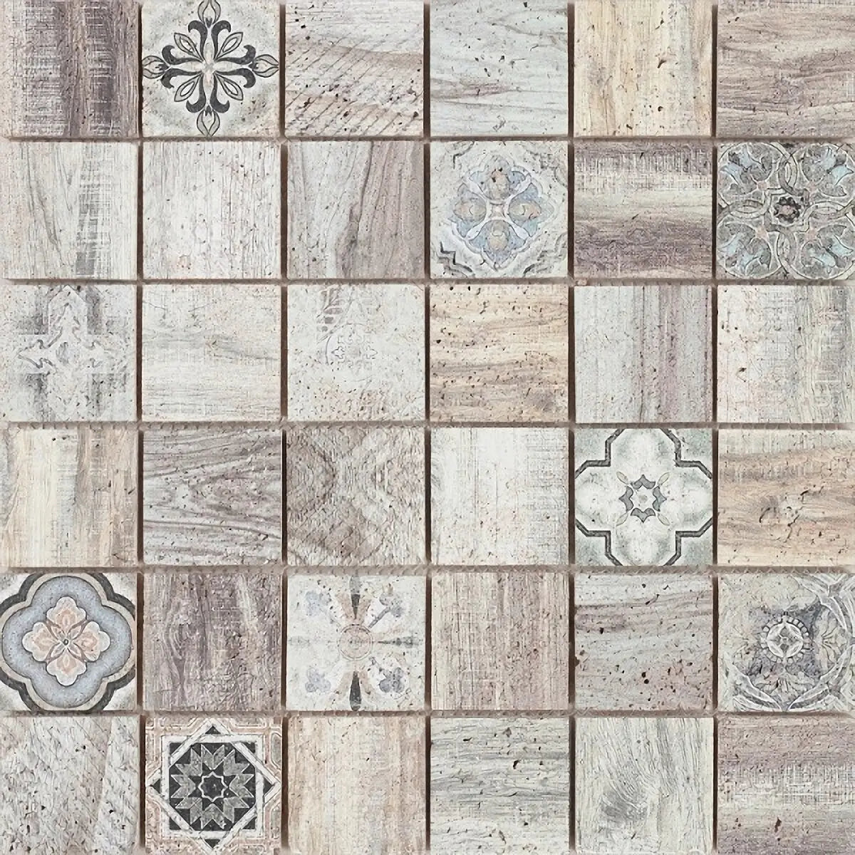 Mozaïek tegels Hydra beige 30x30 - Vierkant Wandtegels Natuursteen