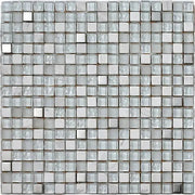 Mozaïek tegels Lagos gletsjer 30x30 - Vierkant Wand en vloer Glas