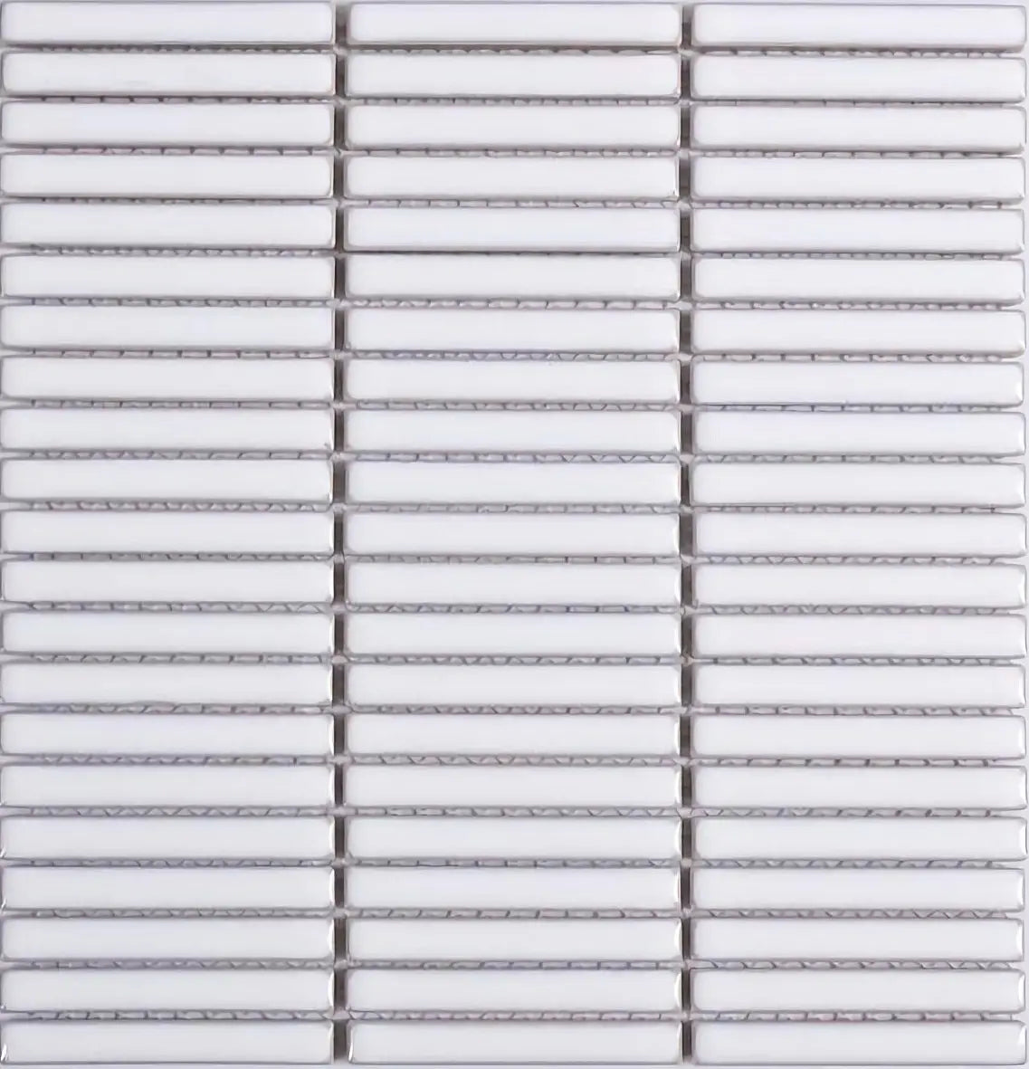 Mozaïek tegels Linea Wit 28,41x29,61 - Rechthoek Wand en vloer Geglazuurde porseleinen steengoed