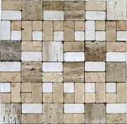 Mozaïek tegels Marmol Cati 30x30 - Vierkant Wand en vloer Natuursteen