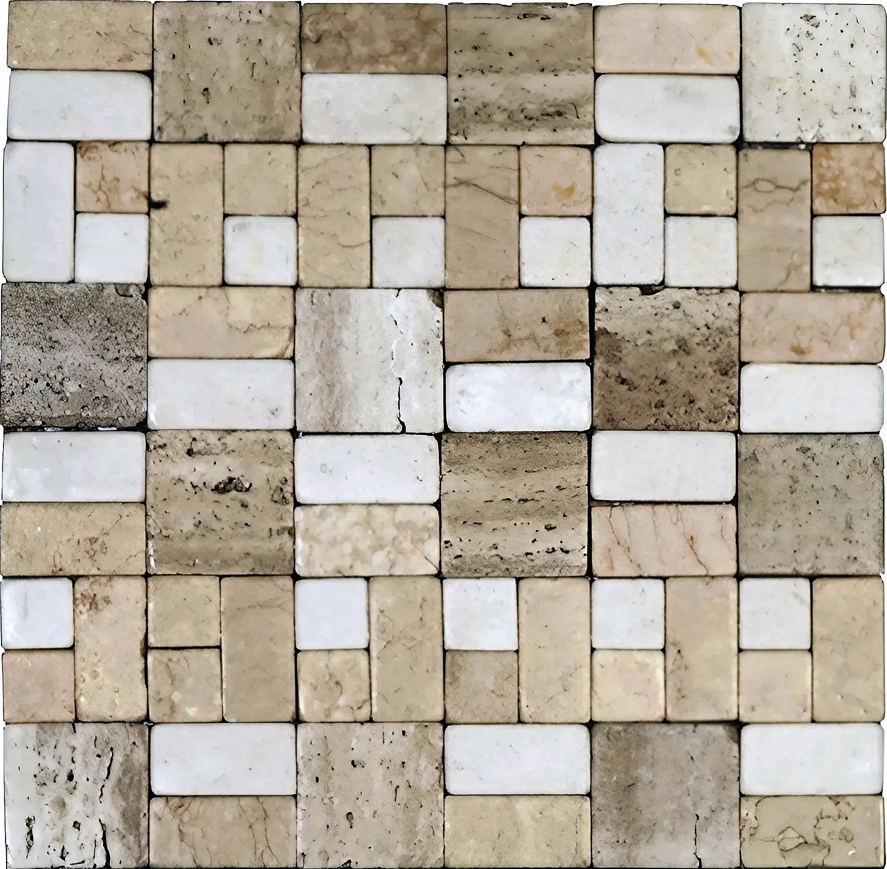 Mozaïek tegels Marmol Cati 30x30 - Vierkant Wand en vloer Natuursteen