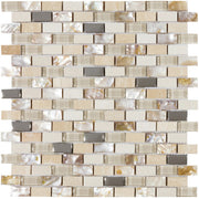 Mozaïek tegels Nacar Arena 30x30 - Rechthoek Wandtegels Natuursteen