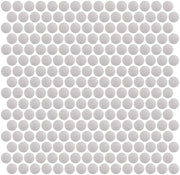 Mozaïek tegels Penny Zilver 29,1x31,5 - Rond Wand en vloer Geglazuurde porseleinen steengoed