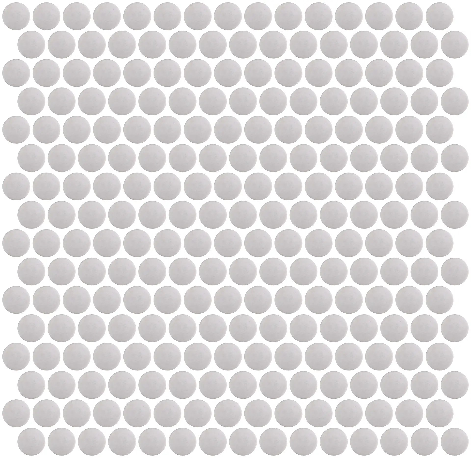 Mozaïek tegels Penny Zilver 29,1x31,5 - Rond Wand en vloer Geglazuurde porseleinen steengoed