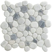 Mozaïek tegels Perla Niveau Gemengd 26,5x26,5 - Kiezels Wand en vloer Natuursteen