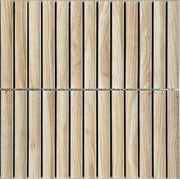 Mozaïek tegels Piano Kitkat Fingers Grenenhout Mat 29,6x29,9 - Rechthoek Wandtegels Geglazuurde porseleinen steengoed.