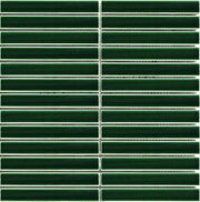 Mozaïek tegels Piano Kitkat Fingers Groen 29,6x29,9 - Rechthoek Wandtegels Geglazuurde porseleinen steengoed