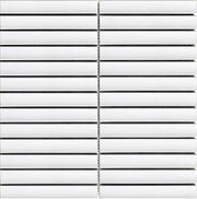 Mozaïek tegels Piano Kitkat Fingers Sneeuw Mat 29,6x29,9 - Rechthoek Wandtegels Geglazuurde porseleinen steengoed