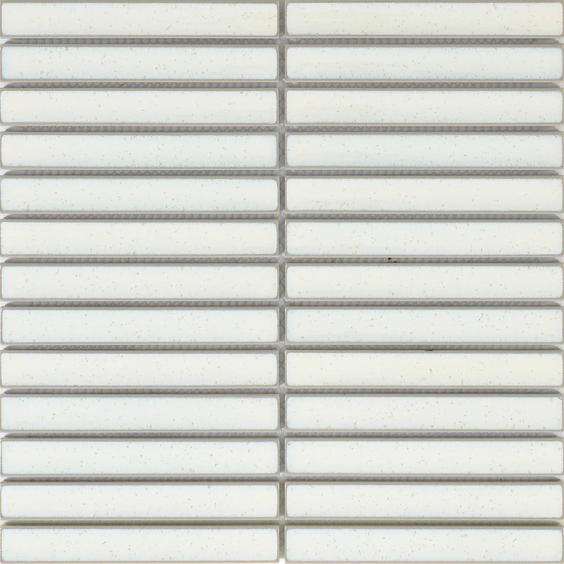 Mozaïek tegels Piano Kitkat Fingers Wit 29,6x29,9 - Rechthoek Wandtegels Geglazuurde porseleinen steengoed