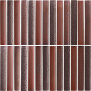 Mozaïek tegels Piano Ossido Mat 29,6x29,9 - Rechthoek Wandtegels Geglazuurde porseleinen steengoed